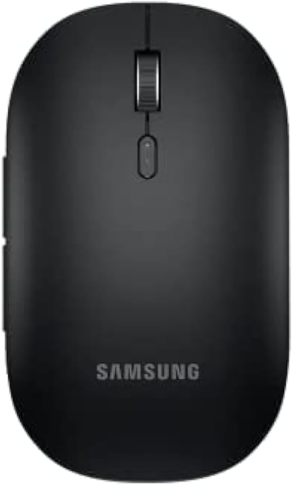 Samsung Bluetooth Wireless Mouse Slim, Compact, Silent, for Laptop, Tablet, MacBook, Android, Windows - Black